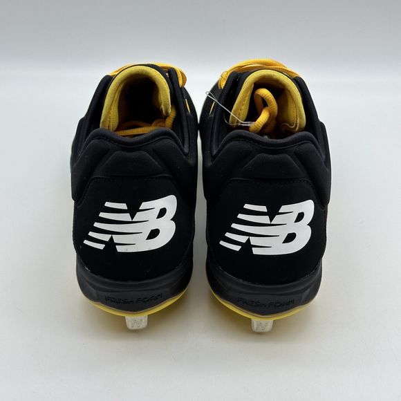 New Balance 3000v4 Mens Size 15 D Black Yellow Metal Baseball Cleats L3000BY4 - Picture 3 of 14